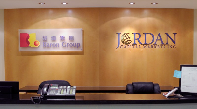 Baron Group Acrylic Signs Vancouver Georgia-St Front