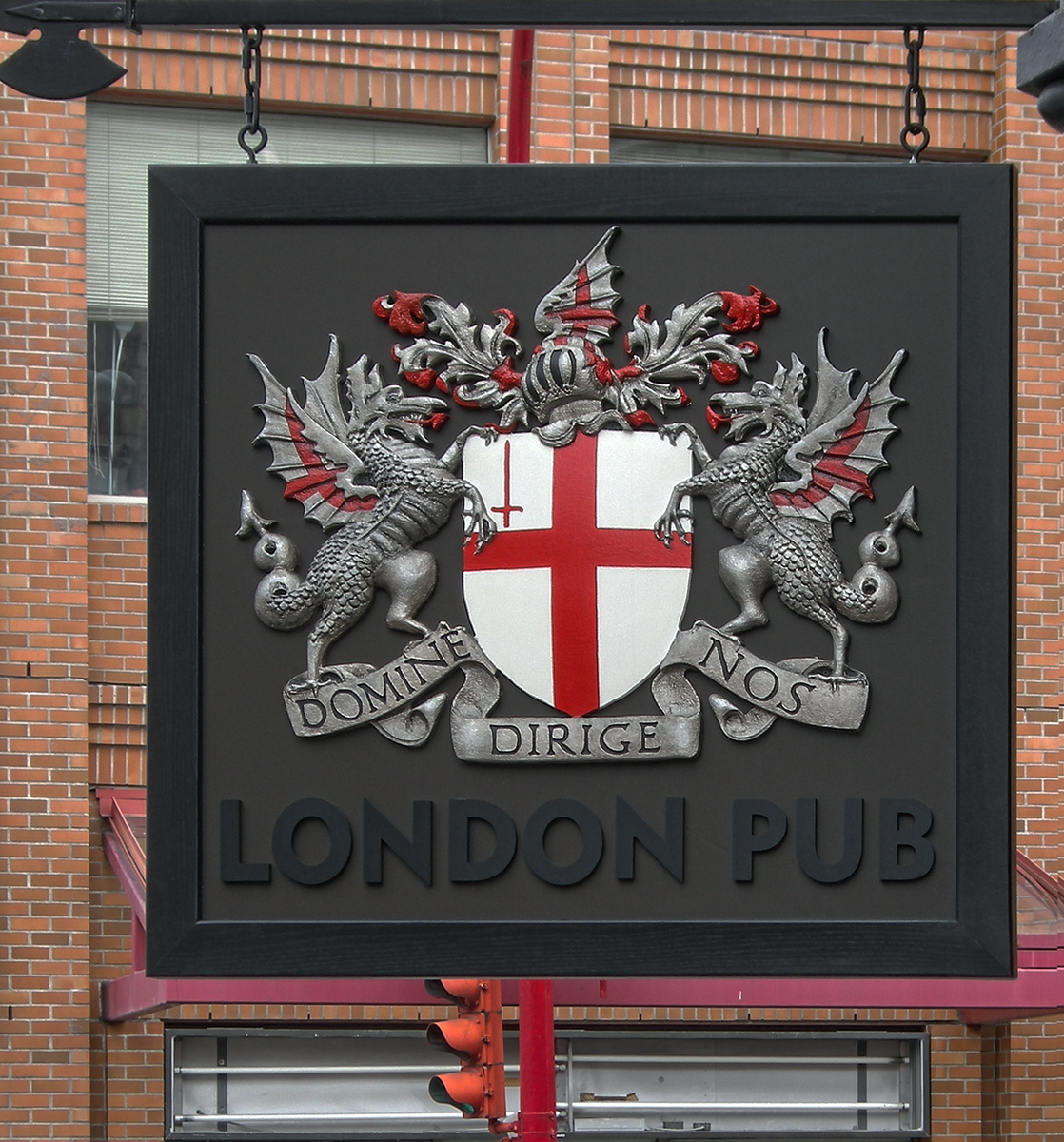 London Pub CNC Engraved Signs Vancouver Georgia-St
